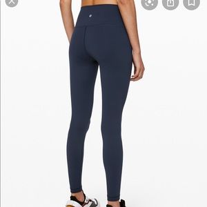 Lu Lu Lemon Navy Leggings
